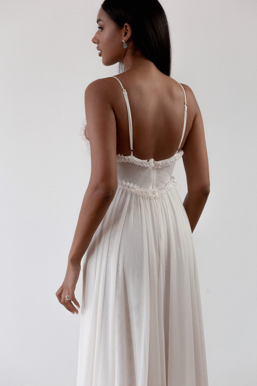 Bella Dress Maxi - ivory white - Image 4