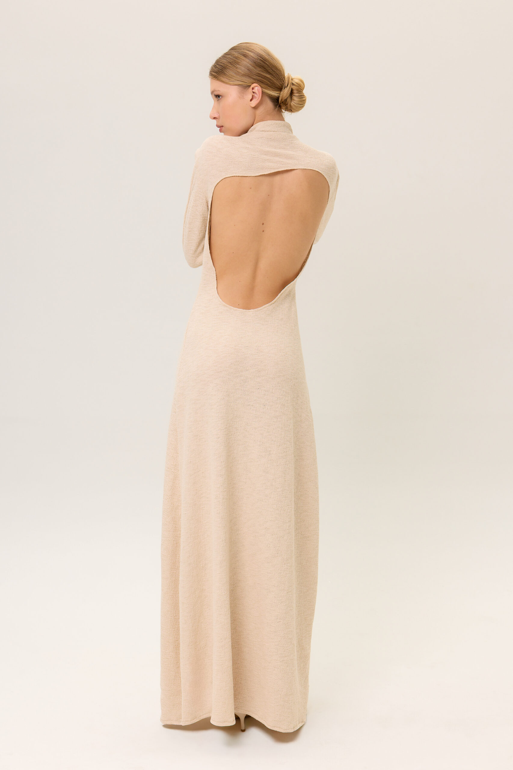 Leia Maxi Dress Beige