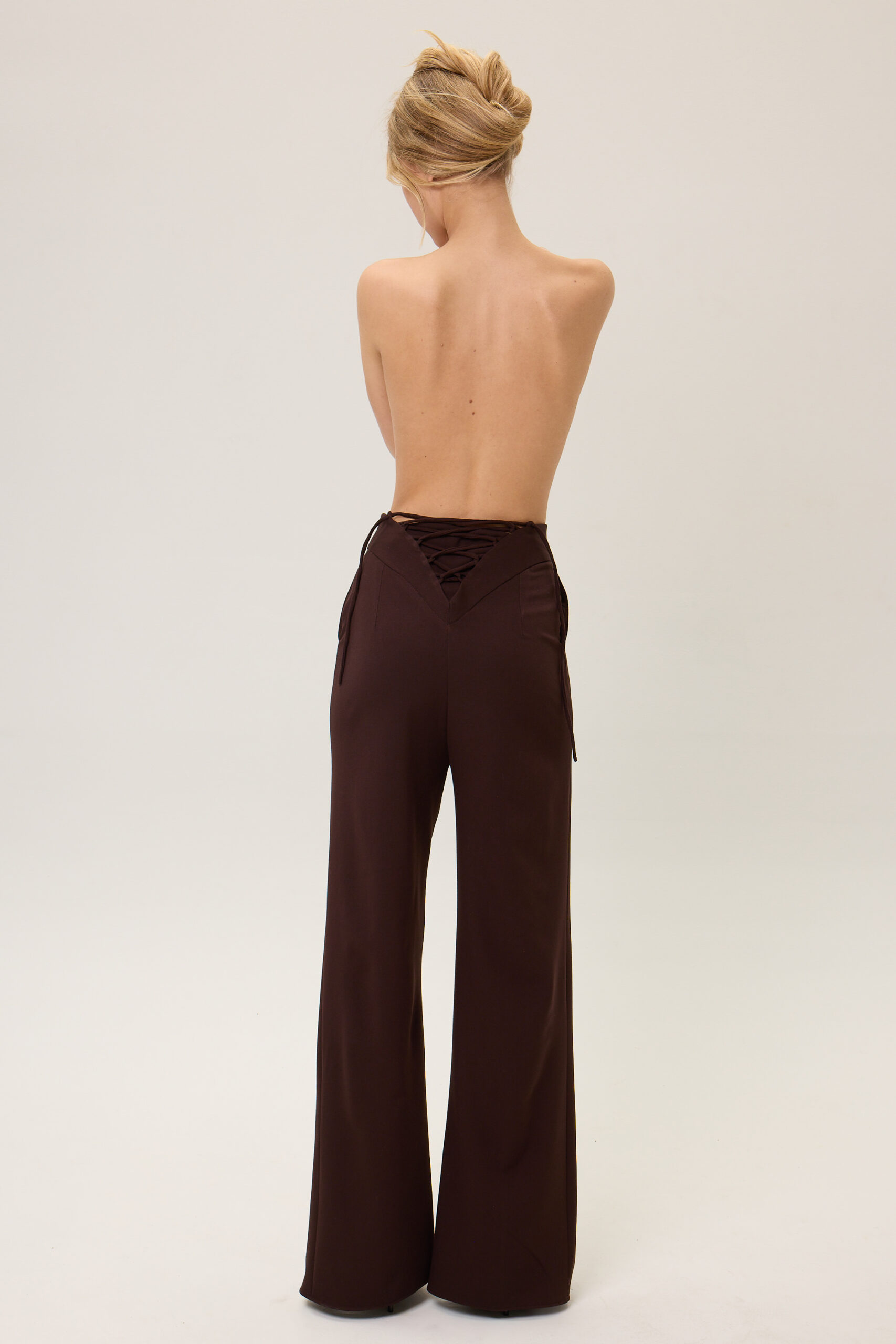 Hourglass Trousers Chocolate Brown